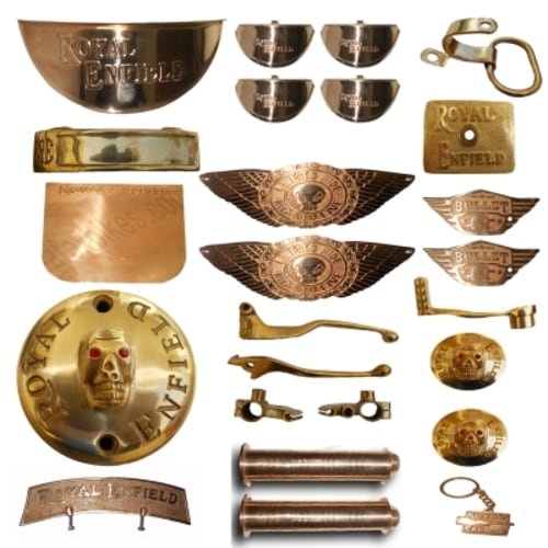 royal enfield classic 350 brass accessories